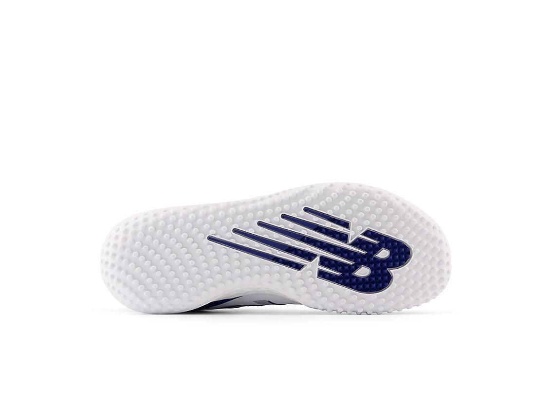 New Balance Men's Fresh Foam 3000 V6 Turf Baseball Shoes - Royal Blue with White - T3000TB6 ā Fourth View | Smash It Sports