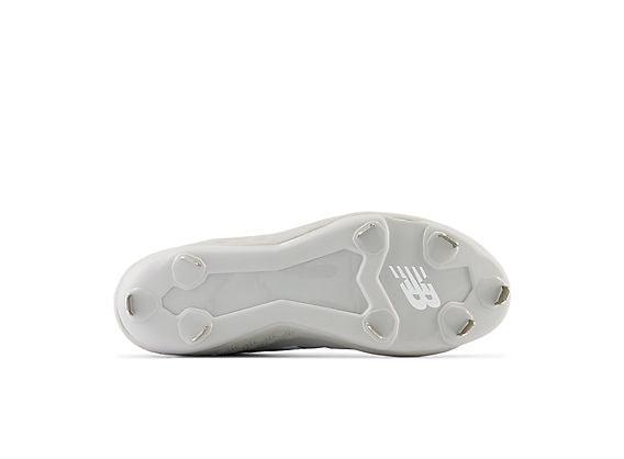 New Balance Men's Fresh Foam X 3000 V6 Metal Baseball Cleats - Grey with White - L3000TG6 – Fourth View | Smash It Sports