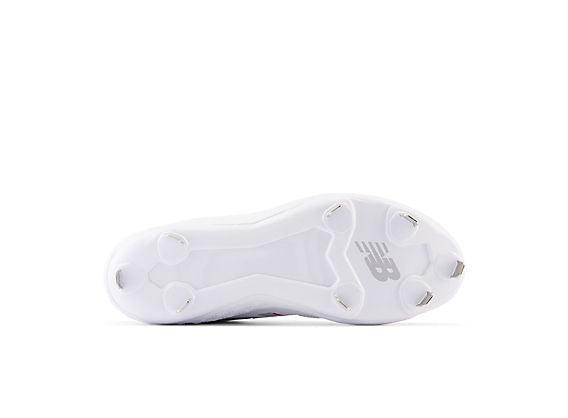 New Balance Men's Fresh Foam X 3000 V6 Metal Baseball Cleats - Red with White - L3000TR6 – Fourth View | Smash It Sports