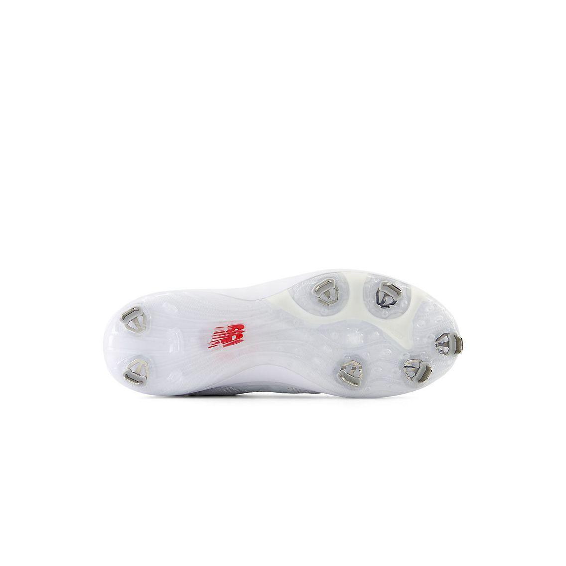 New Balance Men's FuelCell 4040 V7 Mid-Metal Baseball Cleats - White / Rain Cloud - M4040TW7 – Product View | Smash It Sports