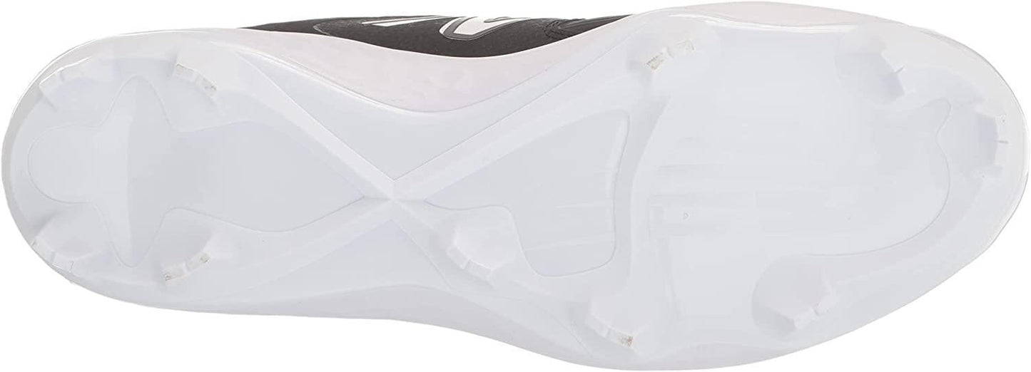 New Balance Women's Fresh Foam Velo V3 Molded Softball Cleats - Black with White - SPVELOK3 – Fourth View | Smash It Sports