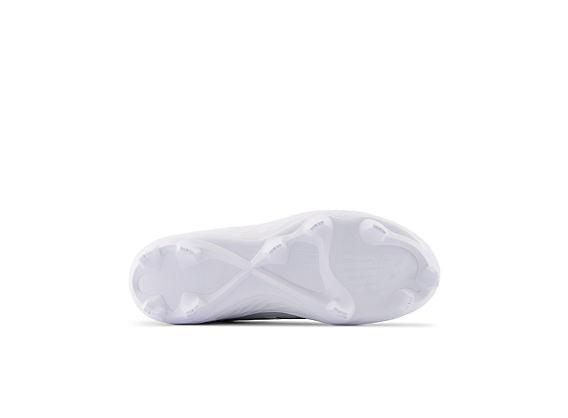 New Balance Women's Fresh Foam Velo V3 Molded Softball Cleats - Grey with White - SPVELOG3 – Fourth View | Smash It Sports