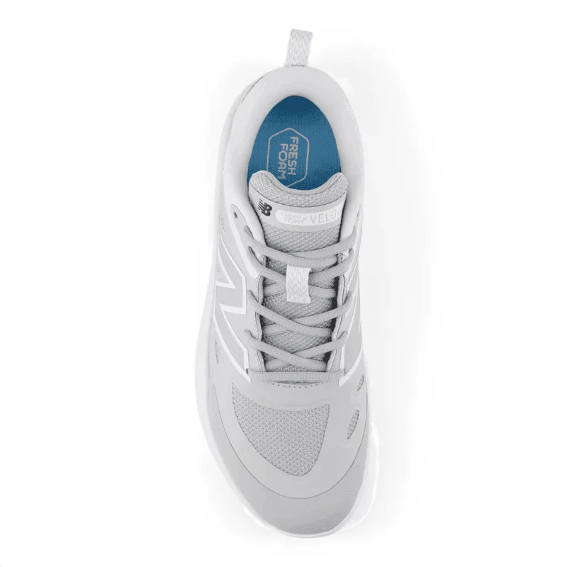 New Balance Women's Fresh Foam x Velo v4 Turf-Trainer Softball Shoes - Grey STVELOG4 – Product View | Smash It Sports
