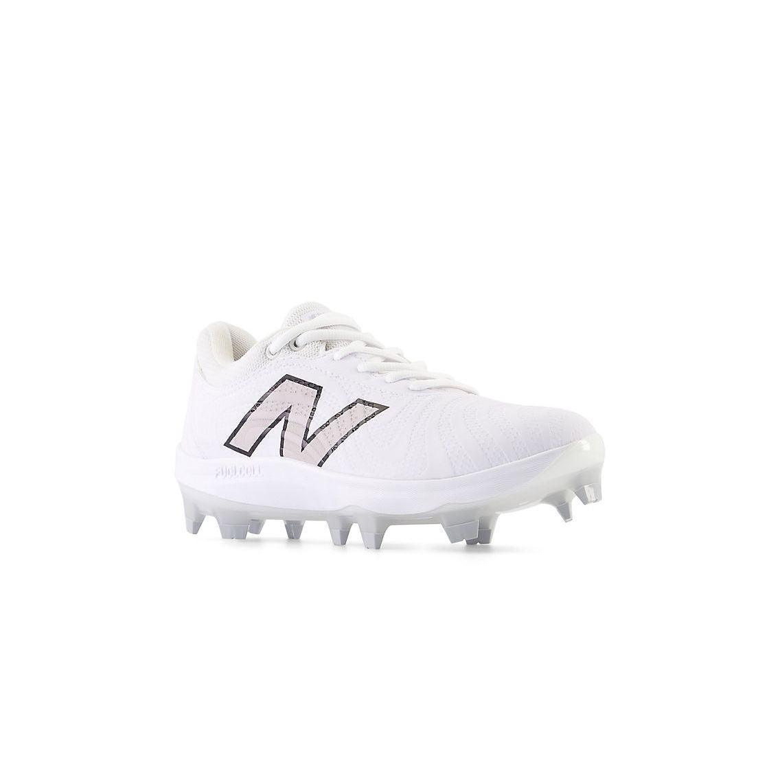 New Balance Women's FuelCell FUSE v4 Molded Fastpitch Softball Cleats - Optic White/Raincloud - SPFUSEW4 – Product View | Sma
