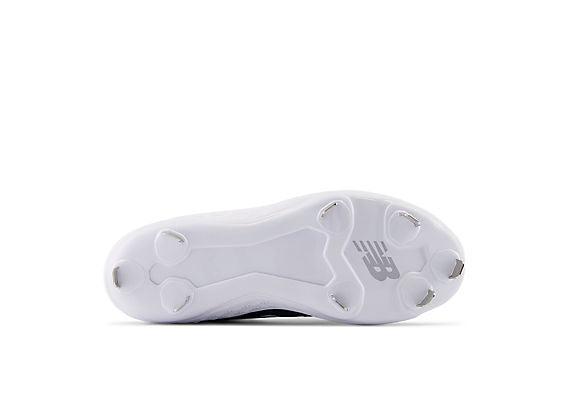New Balance Women's VELO v3 Metal Fastpitch Softball Cleats - Navy with White - SMVELON3 – Fourth View | Smash It Sports