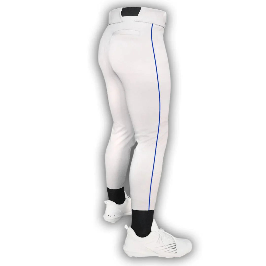 Original Dirty Mids - Piped Collection Baseball Pants (White) – Product View | Smash It Sports