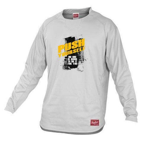 Rawlings Dugout Youth Fleece Pullover - Push Yourself - Smash It Sports
