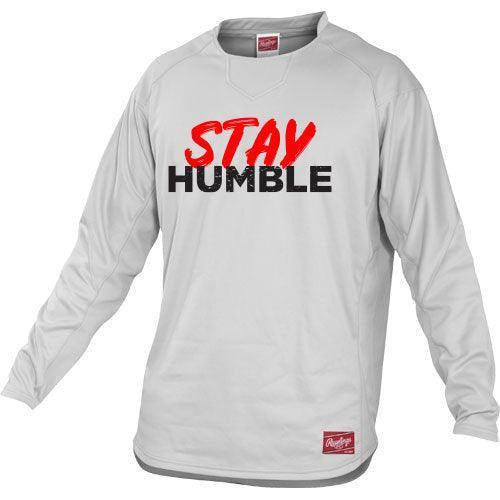 Rawlings Dugout Youth Fleece Pullover - Stay Humble – Product View | Smash It Sports | pro