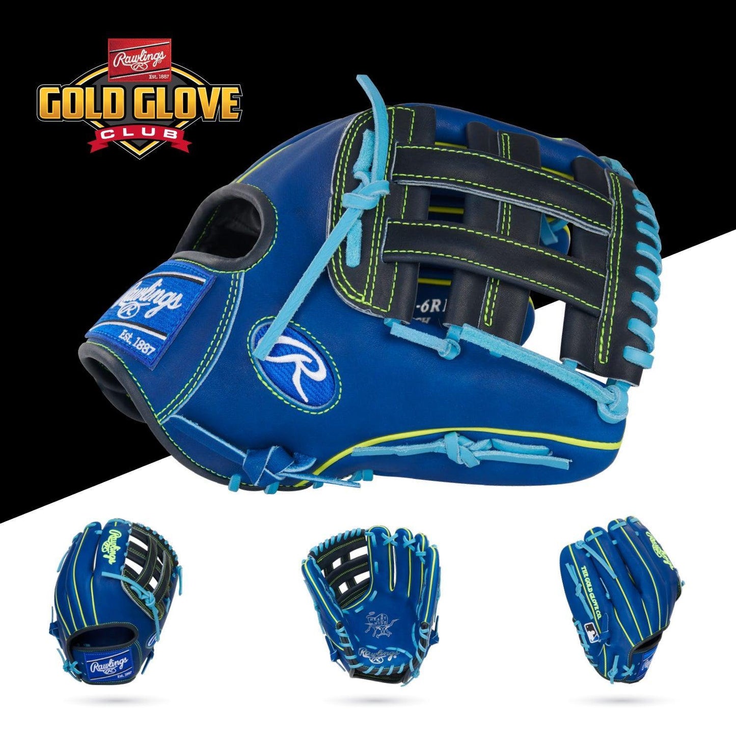 Rawlings Heart of The Hide 11.75" Gold Glove Club Baseball Fielding Glove July 2022 - PRO205-6RN – Primary View | Smash It Sp