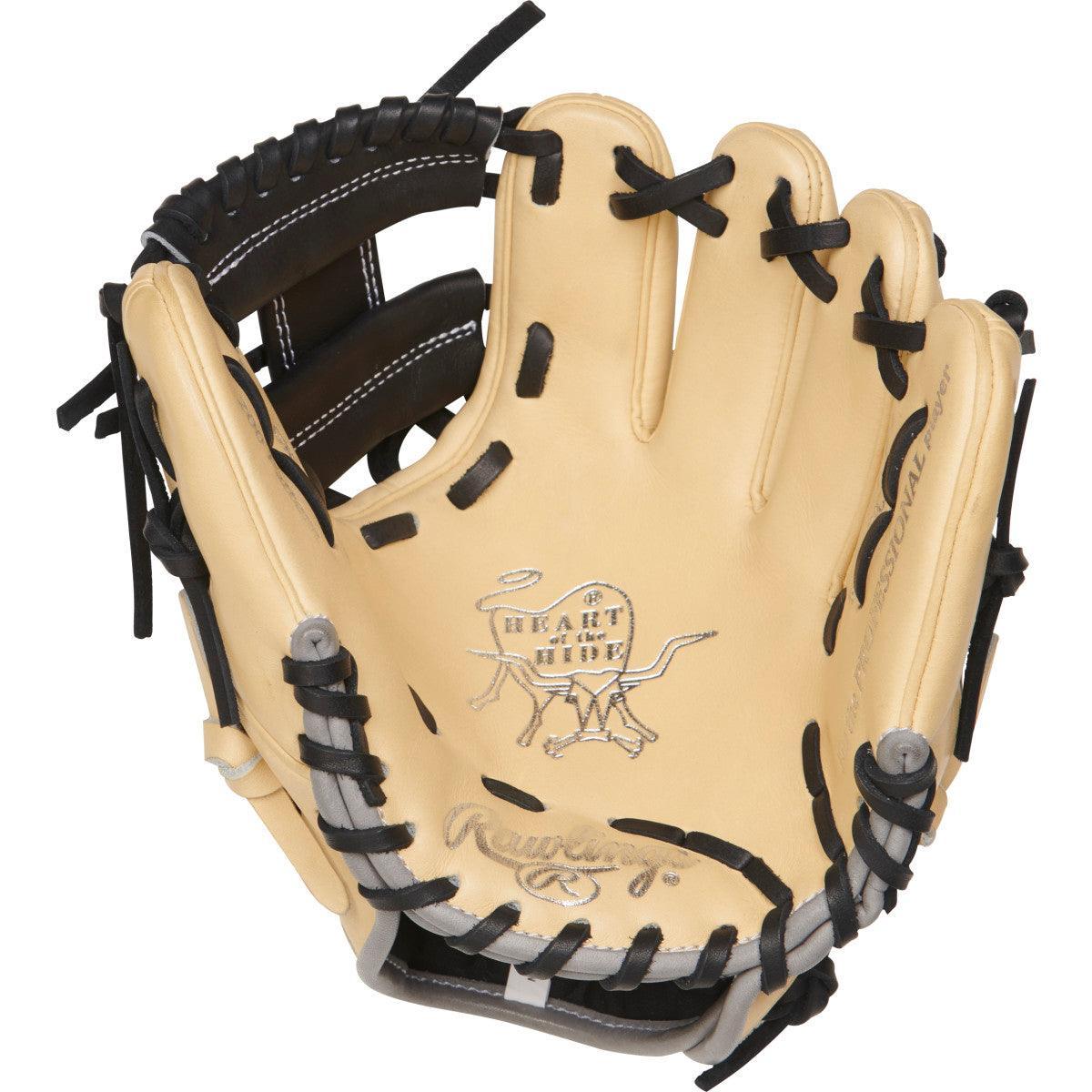 Rawlings Heart Of The Hide 9.5" Training Glove - PRO200TR-2C – Second View | Smash It Sports | The Rawlings, Made, Heart