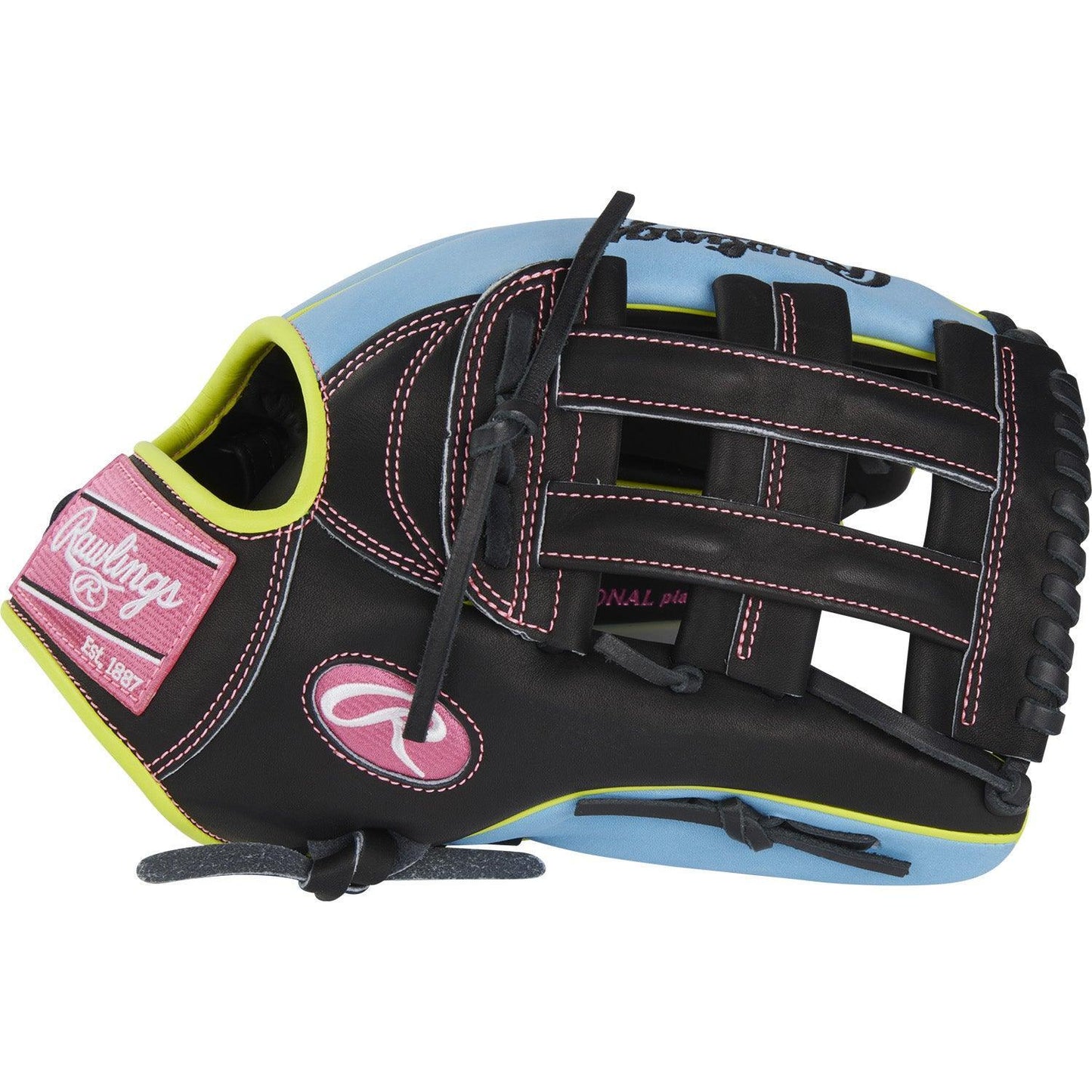 Rawlings Heart Of The Hide Color Sync 12.75" Baseball Fielding Glove - RPRO3039-6BCB – Product View | Smash It Sports | leath