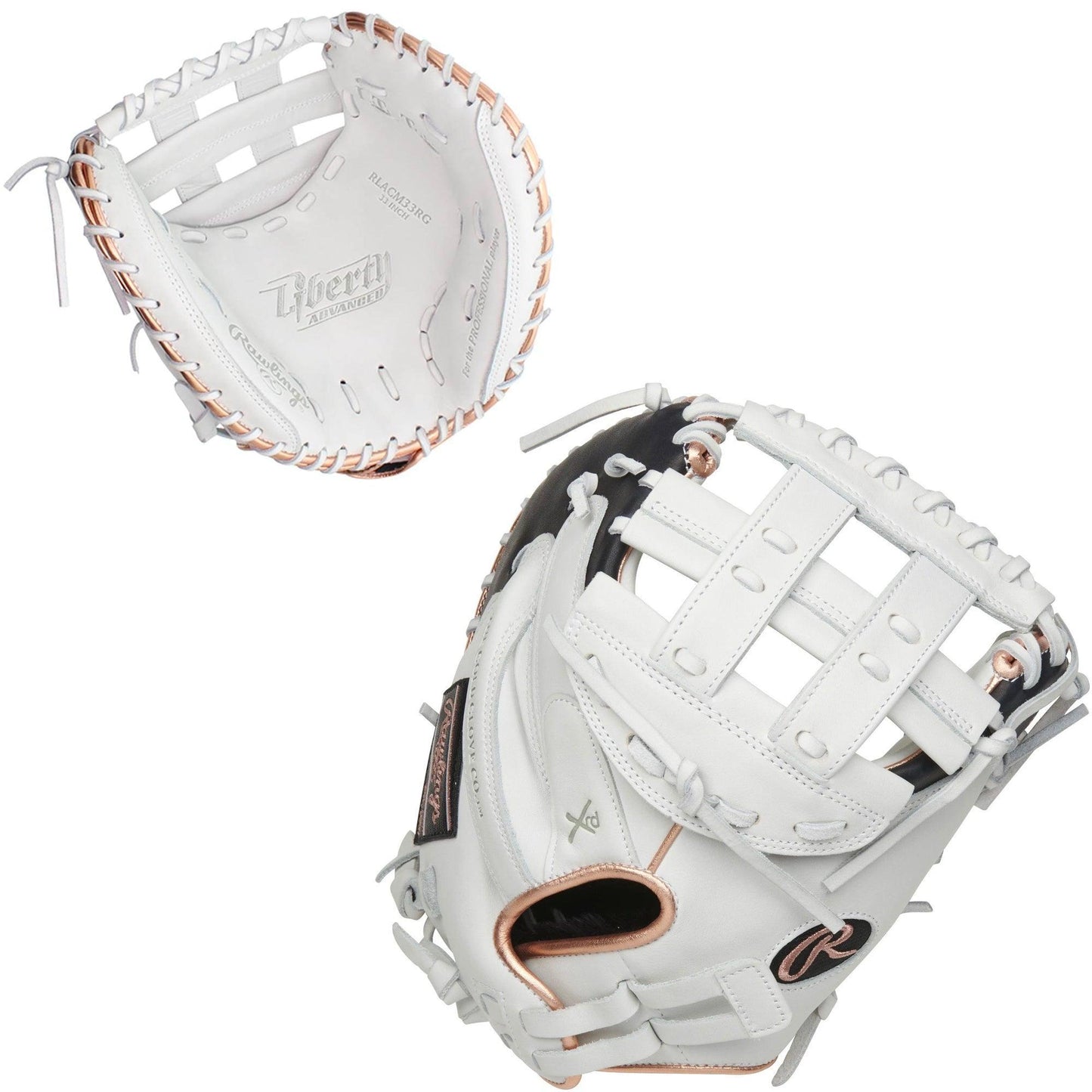 Rawlings Liberty Advanced 33" Softball Catchers Mitt/Glove - RLACM33RG – Second View | Smash It Sports