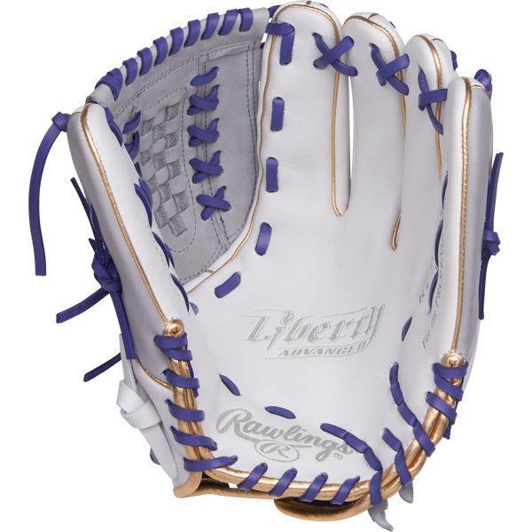 Rawlings Liberty Color Series 12.5" Outfield Fastpitch Glove RLA125-18WPU – Fourth View | Smash It Sports