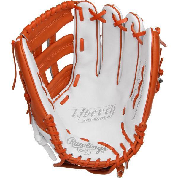 Rawlings Liberty Color Series 13" RHT Fastpitch Fielding Glove RLA130-6WO – Third View | Smash It Sports