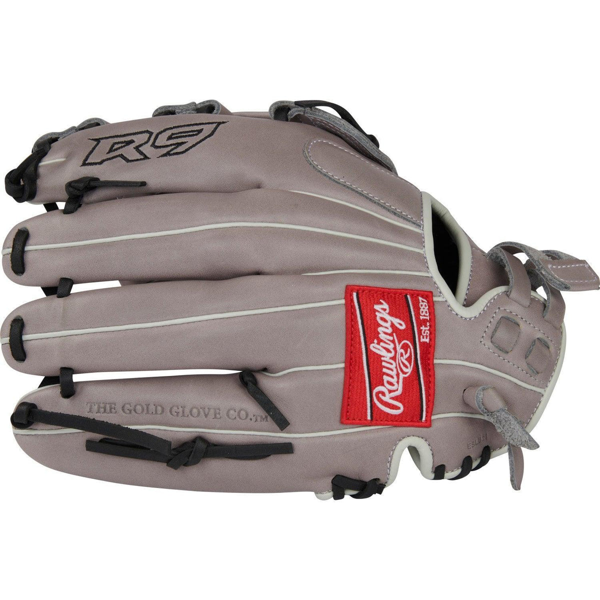 Rawlings R9 ContoUR 12" Softball Glove - R9SB120U-6GW – Fourth View | Smash It Sports | The Rawlings R9, ContoUR, Rawlings