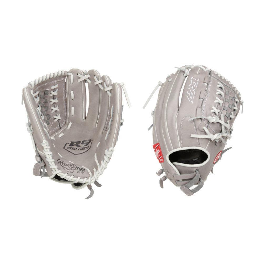 Rawlings R9 Series 12.5" Fastpitch Fielding Glove With Finger Shift R9SB125FS-3G – Product View | Smash It Sports | leather,