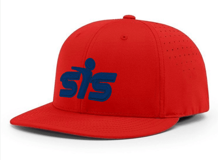 Smash It Sports CA i8503 Performance Hat - Red/Navy – Specs Overview | Smash It Sports | Mid-profile, Poly/sports, Athletic