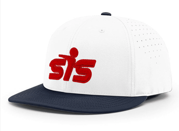Smash It Sports CA i8503 Performance Hat - White/Navy/Red – Specs Overview | Smash It Sports