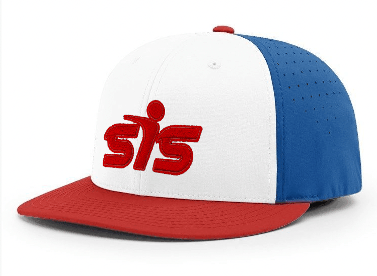 Smash It Sports CA i8503 Performance Hat - White/Royal/Red – Specs Overview | Smash It Sports