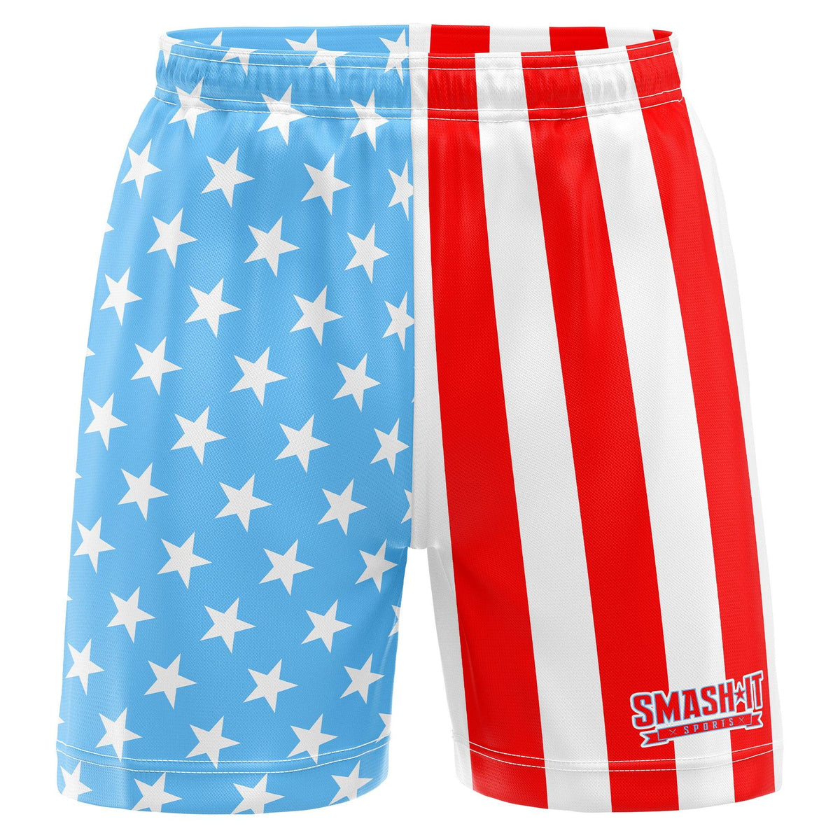 Smash It Sports Mesh Shorts - All American – Product View | Smash It Sports | pro, sport