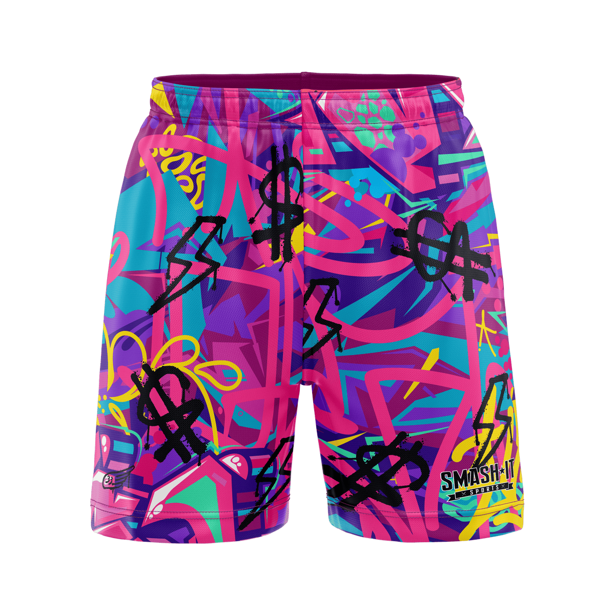 Smash It Sports Mesh Shorts - Graffiti – Specs Overview | Smash It Sports | pro, sport
