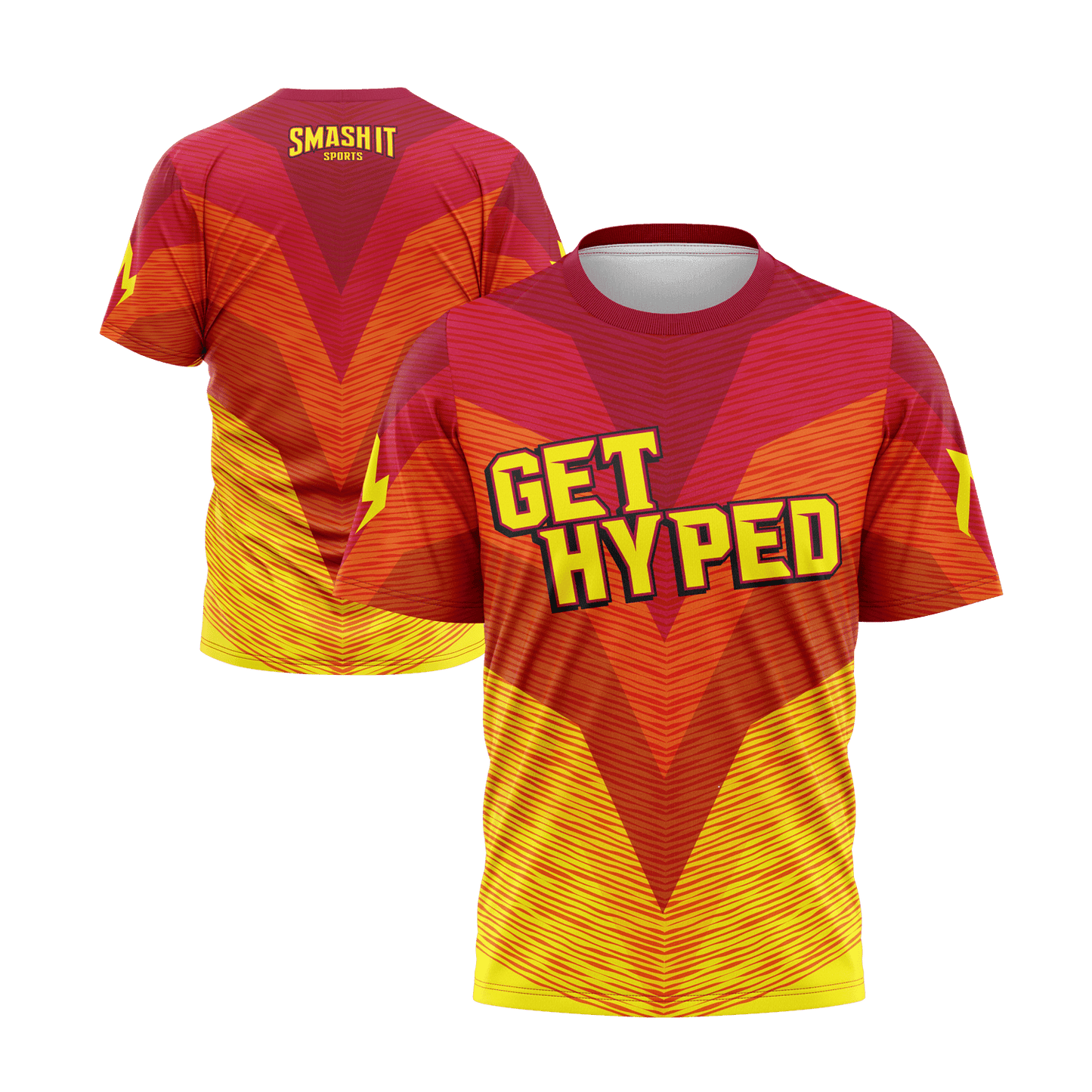 Smash It Sports Short Sleeve Shirt - Get Hyped – Specs Overview | Smash It Sports | premium