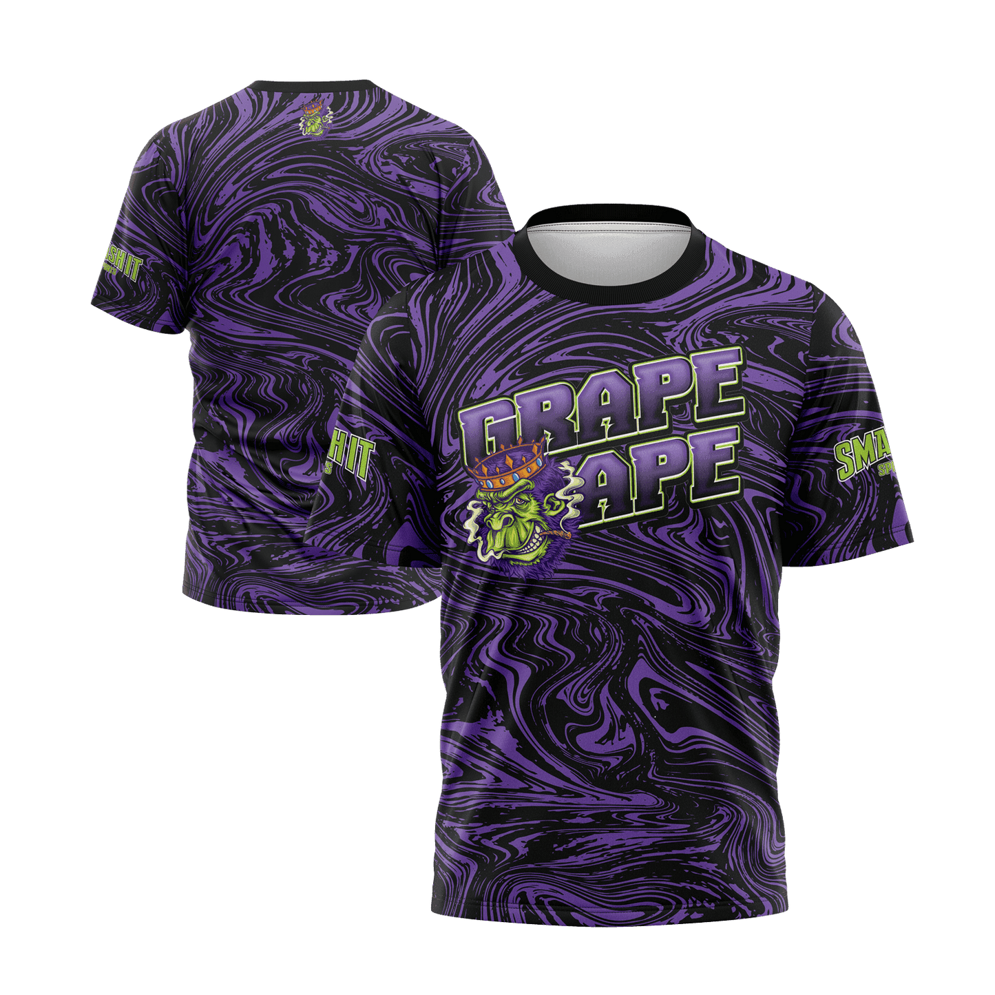 Smash It Sports Short Sleeve Shirt - Grape Ape – Specs Overview | Smash It Sports | premium