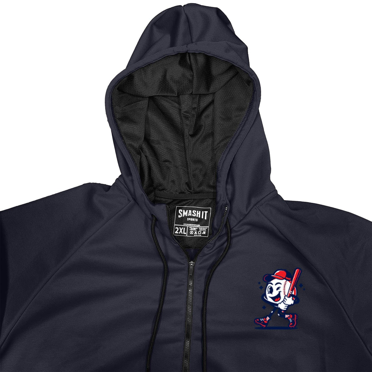 Smash It Sports "Smashie" BP Fleece Hoodie - Midnight – Product View | Smash It Sports | sport