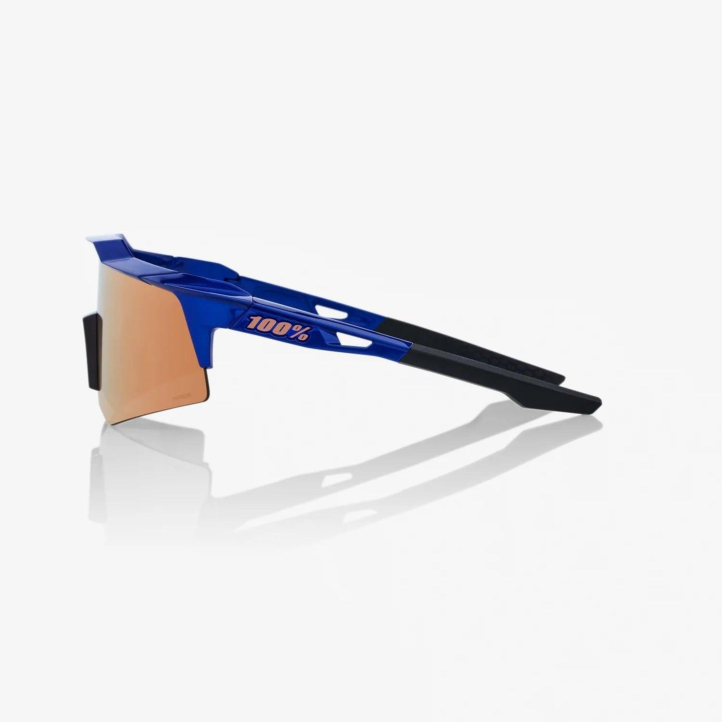 SPEEDCRAFT XS - Gloss Cobalt Blue - HiPER Copper Mirror Lens – Third View | Smash It Sports