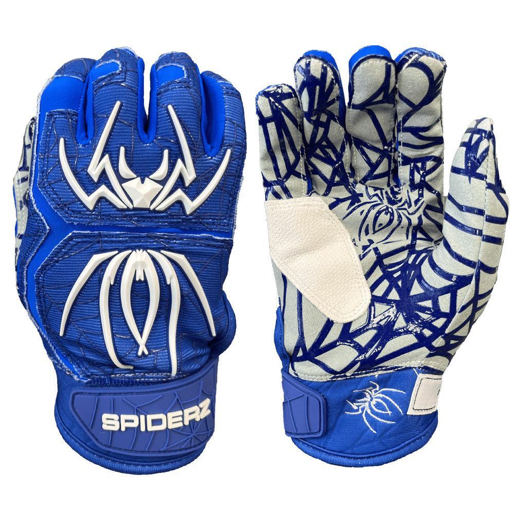 Spiderz HYBRID Batting Gloves - Royal Blue/White – Product View | Smash It Sports | pro, web
