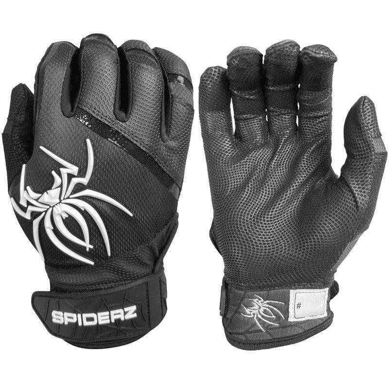 Spiderz PRO Batting Gloves - Black/White – Product View | Smash It Sports | leather, pro