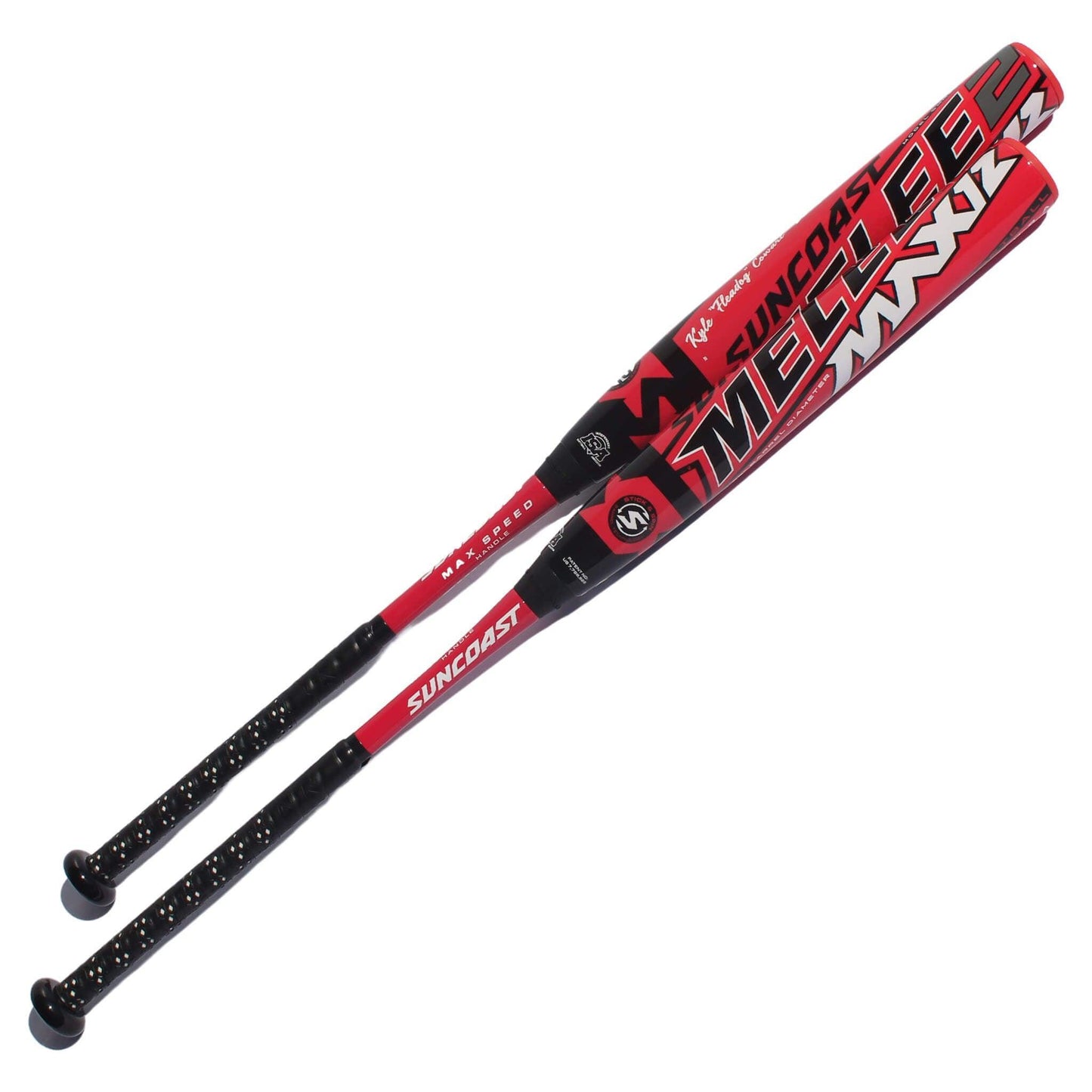 Suncoast Melee Max 2 End Loaded 12" 2-Piece SSUSA Senior Slowpitch Softball Bat - SMM2SE12 – Product View | Smash It Sports |