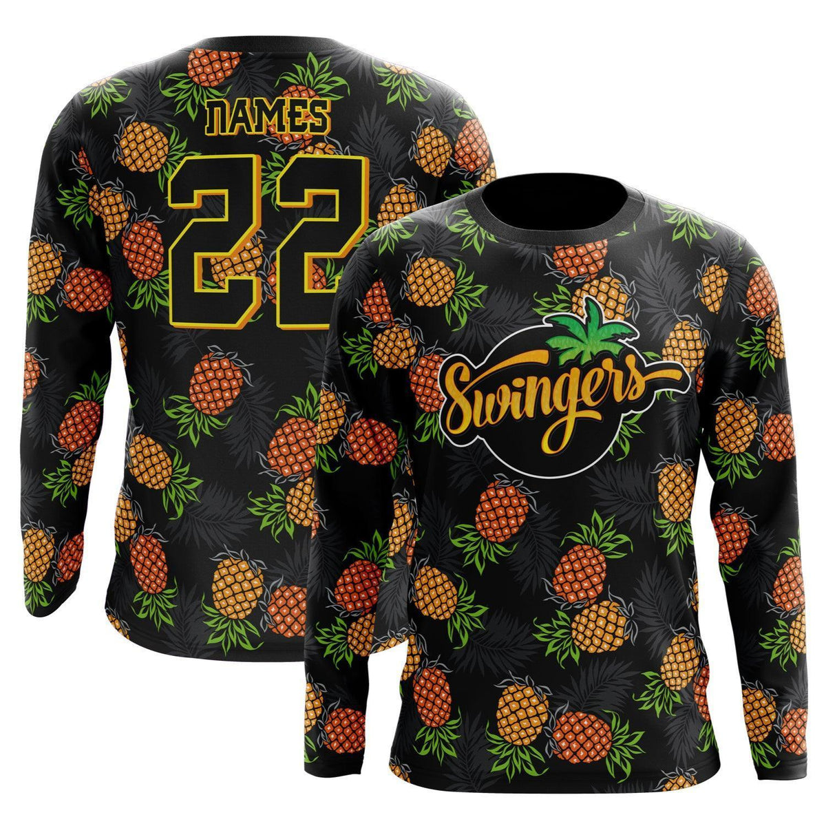 Swingers Long Sleeve Shirt (Customized Buy-In) – Product View | Smash It Sports | pro