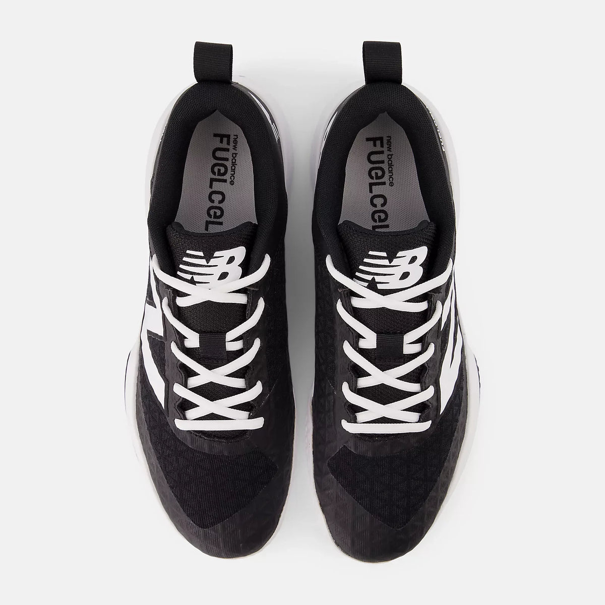 New Balance Men's Fuelcell 4040 v8 Turf Baseball Shoes - Black/White - T4040BK8 – Product View | Smash It Sports