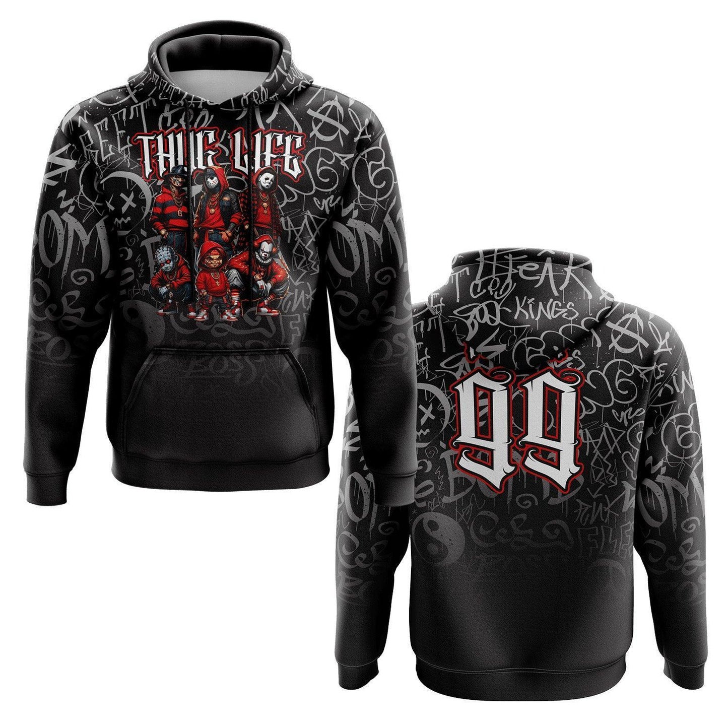 Thug Life Halloween Hoodie (Customized Buy-In) – Product View | Smash It Sports | pro