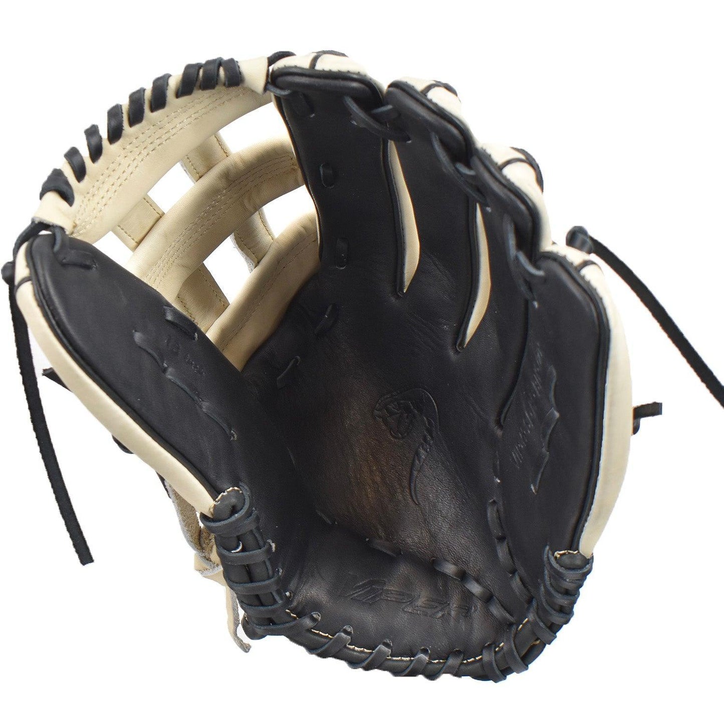 Viper Premium Leather Slowpitch Softball Fielding Glove Game Ready Edition - VIP-H-SL-BE-BLK-001 – Fourth View | Smash It Sp