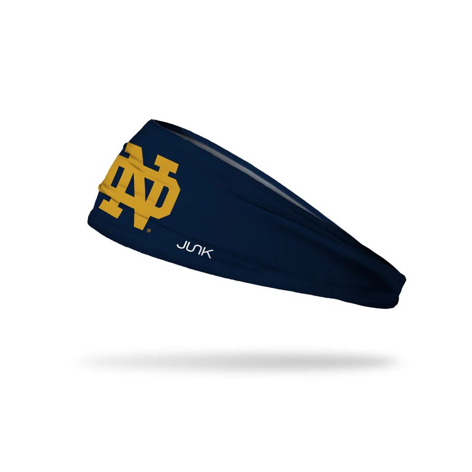 Junk Headband University of Notre Dame: Logo Navy - Big Bang Lite – Product View | Smash It Sports | pro
