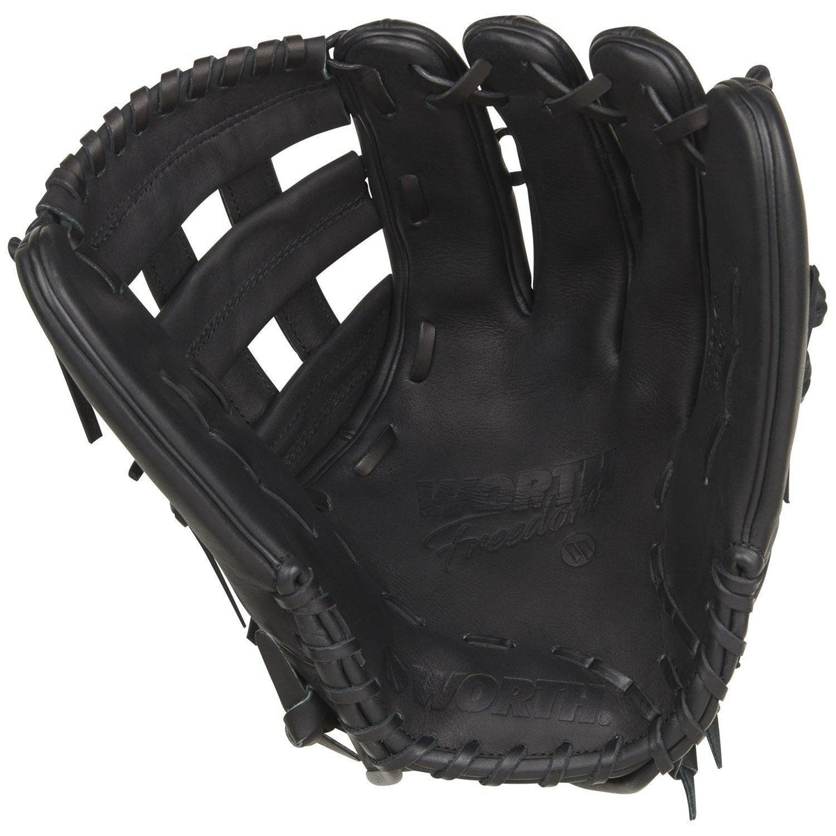 Worth Freedom Series 13" Slowpitch Fielding Glove - WWF130-6B – Product View | Smash It Sports | leather, pro, web