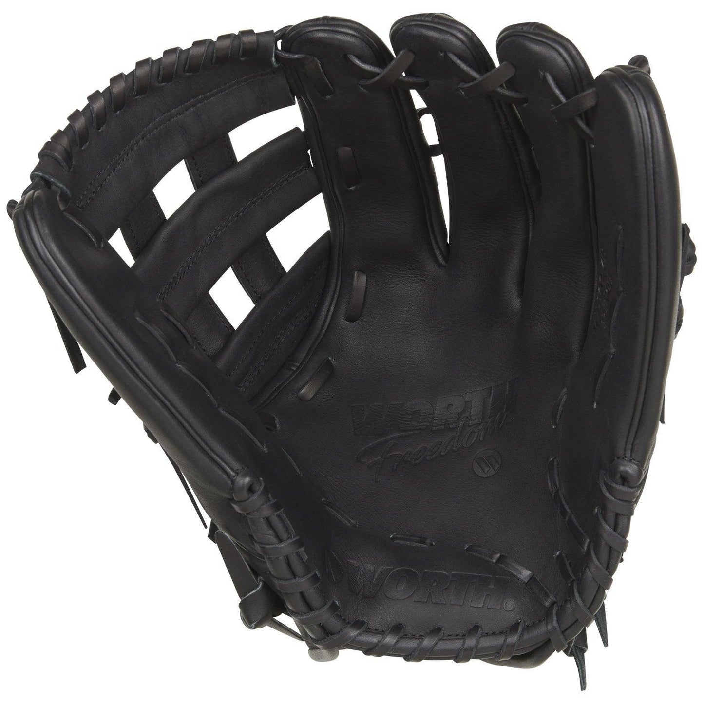 Worth Freedom Series 14" Slowpitch Fielding Glove - WWF140-6B – Product View | Smash It Sports | leather, pro, web