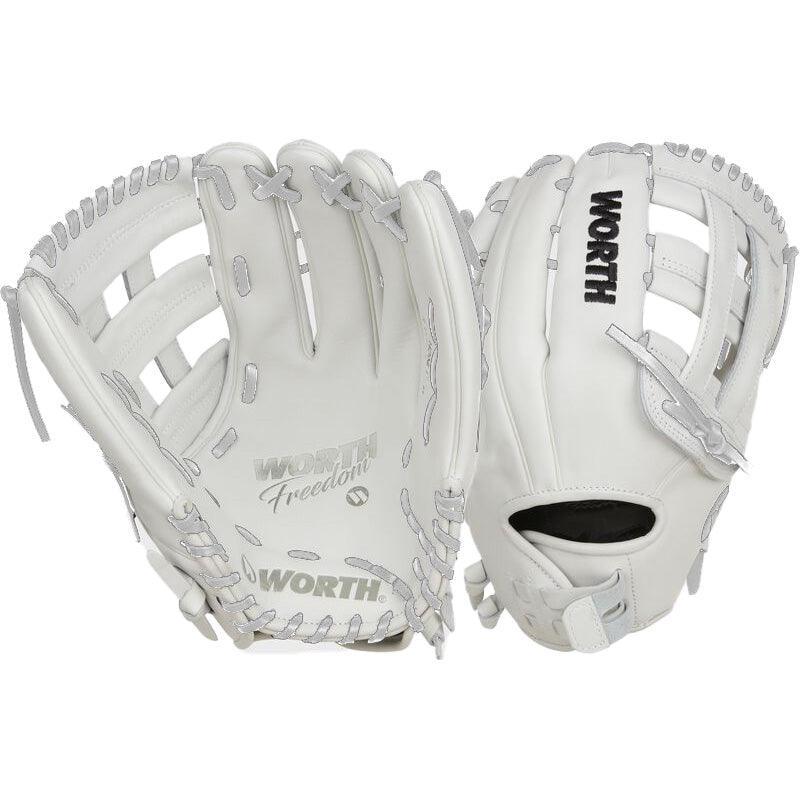 Worth Freedom Series 15" Slowpitch Fielding Glove - WWF150-6WW – Product View | Smash It Sports | leather, pro, web