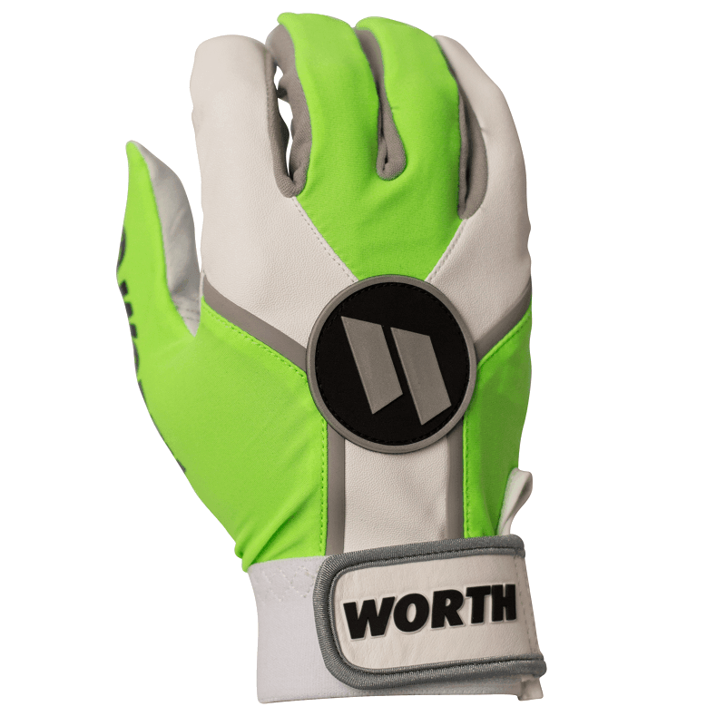 Worth Team Batting Gloves (Green) – Specs Overview | Smash It Sports | Ultra, Full Lycra, Full