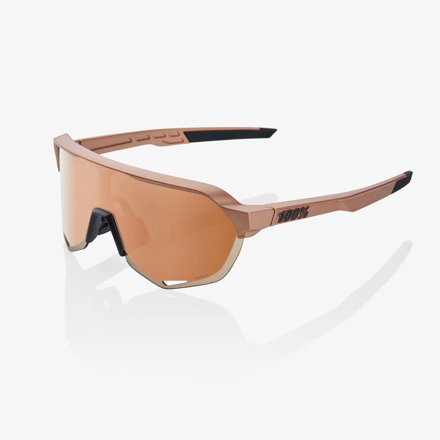 100 Percent Sunglasses - S2 - Matte Copper Chromium - HiPER Copper Mirror Lens – Primary View | Smash It Sports