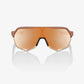 100 Percent Sunglasses - S2 - Matte Copper Chromium - HiPER Copper Mirror Lens – Second View | Smash It Sports