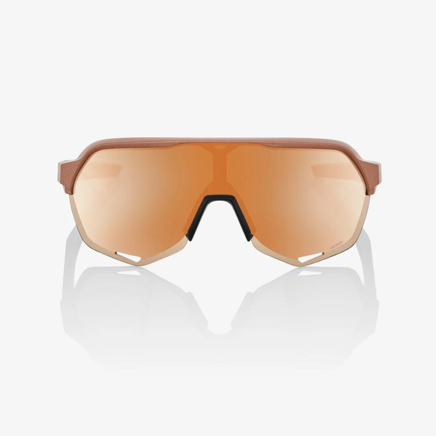 100 Percent Sunglasses - S2 - Matte Copper Chromium - HiPER Copper Mirror Lens – Second View | Smash It Sports