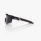 100 Percent Sunglasses - SPEEDCRAFT XS - Soft Tact Black - Smoke Lens – Third View | Smash It Sports