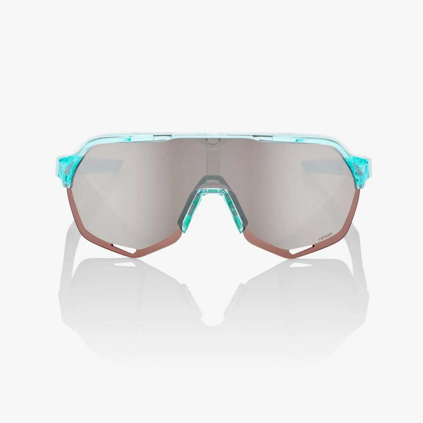 100% S2 - Polished Translucent Mint - HiPER Silver Mirror Lens – Second View | Smash It Sports
