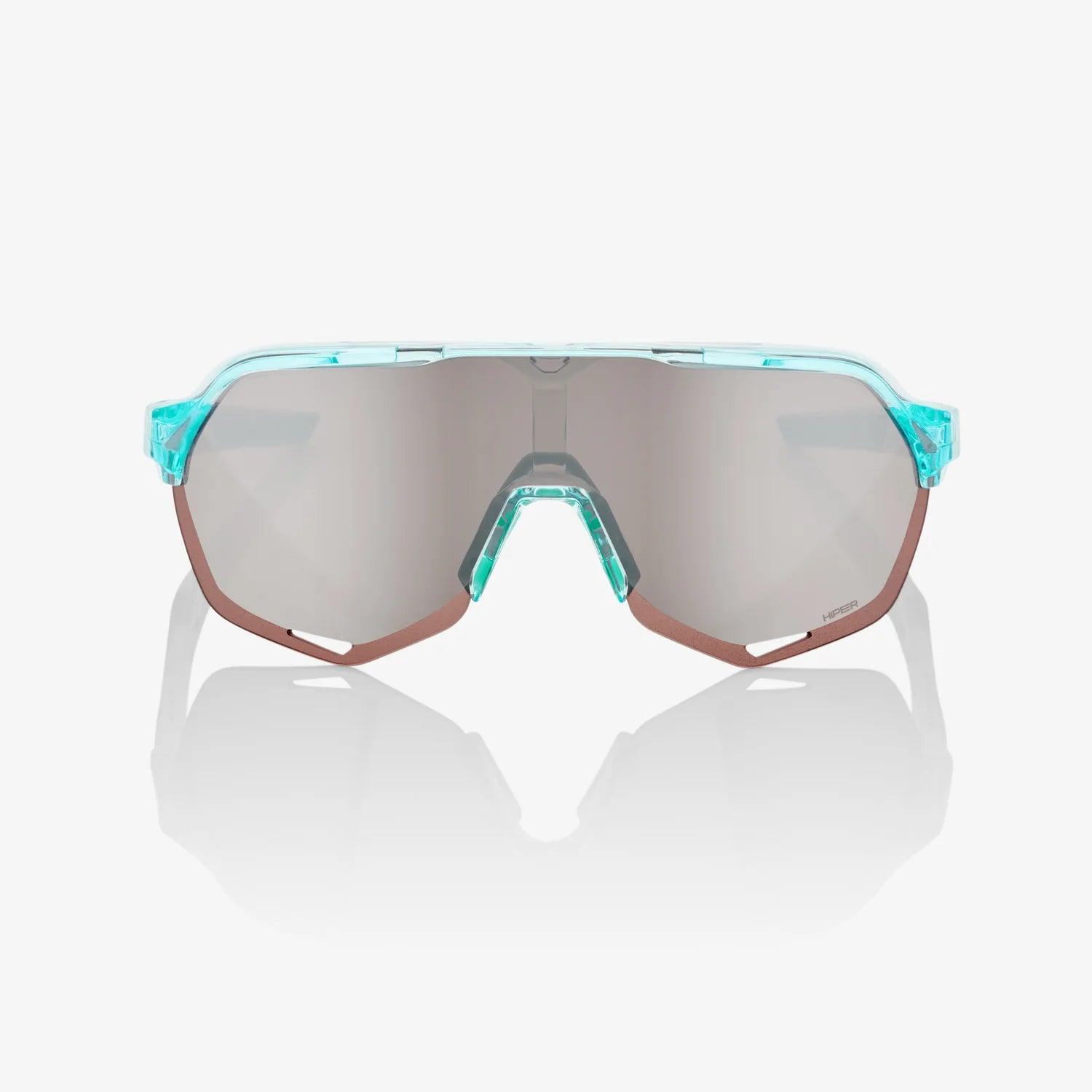 100% S2 - Polished Translucent Mint - HiPER Silver Mirror Lens – Second View | Smash It Sports