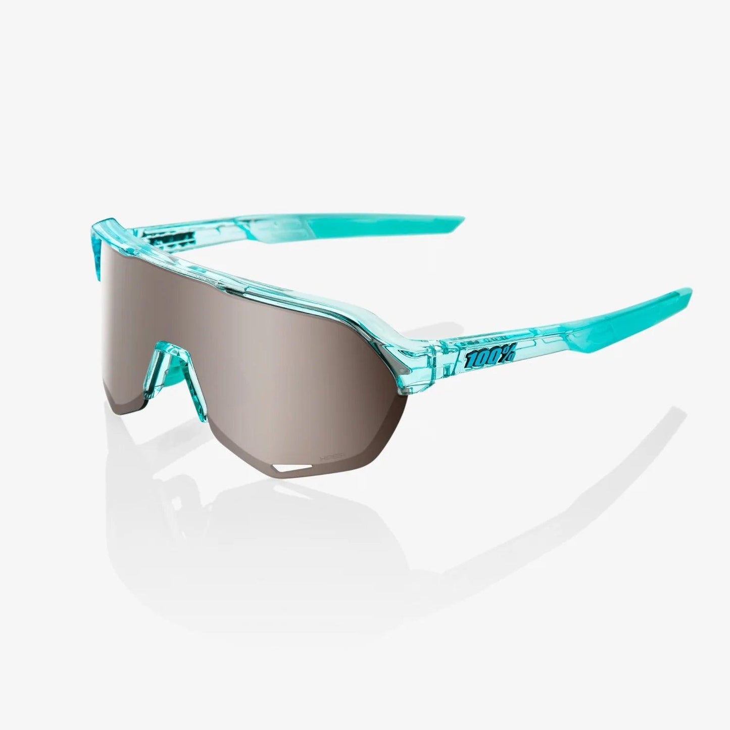 100% S2 - Polished Translucent Mint - HiPER Silver Mirror Lens – Primary View | Smash It Sports