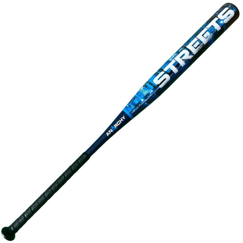 2022 Anarchy Streets (Blue) 1PC 12.5? Barrel 1oz End Load USSSA Slowpitch Softball Bat A22USTRS121-1 [UB62] – Product View | 