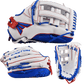 2022 Easton Small Batch No. 74 Slowpitch Softball Glove - White/Red/Royal – Specs Overview | Smash It Sports | leather, cowhi